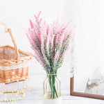 bouquet artificiel moderne bouquet branches feuilles vertes roses violets jaunes extérieur intérieur mariage fête