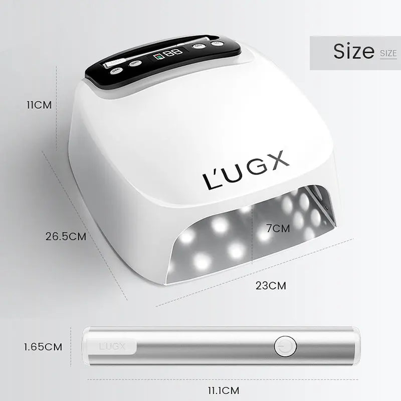 lampe ongles rechargeable séchage rapide uv led nail dryer portable moderne blanc