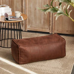 coussin assise velours cuir marron beige gris moderne confortable sans rembourrage zip couture