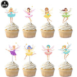 décorations gâteau cupcakes fées papillons fleurs mariage anniversaire baptême révélation sexe MADAM FAIRY PARTY