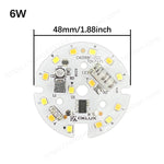 plaque led circulaire blanc blanc chaud 9w 12w 20w moderne sans pilote smd2835