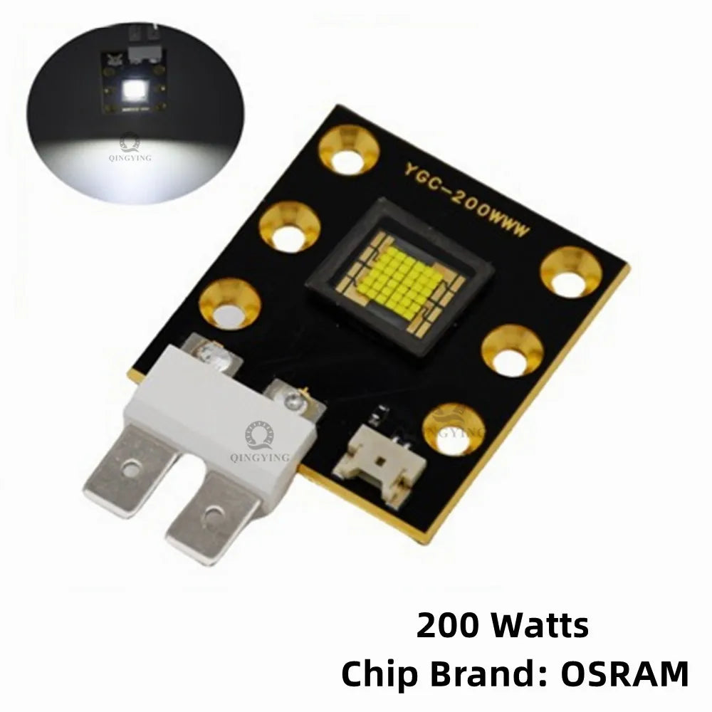 ampoule led chip 200w blanc or noir 700k 7500k 8000k électronique moderne