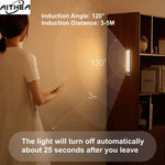 lampe led rechargeable détecteur mouvement sans fil blanc moderne adhésif 60lm 50cm urgence recharge