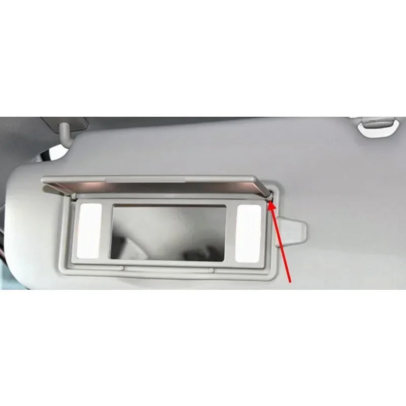 Pare-soleil miroir de vanité avec lumière en blanc pour Renault
