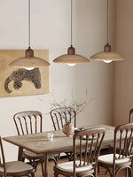 suspension lumineuse moderne bois clair taille 100cm éclairage salon chambre restaurant