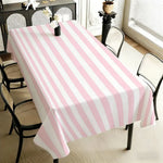 nappe rayée rose blanche moderne décoration table mariage extérieur restaurant