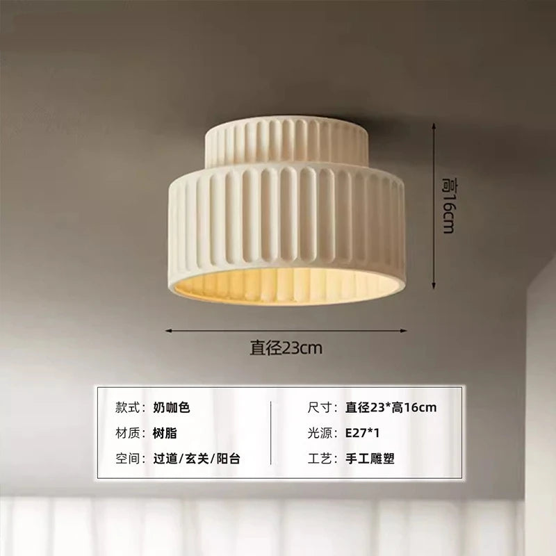 lampe moderne résine rouge vert rayures opaques chambre couloir salon