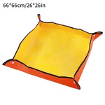 tapis jardinage imperméable vert clips pratique 100x100cm réutilisable