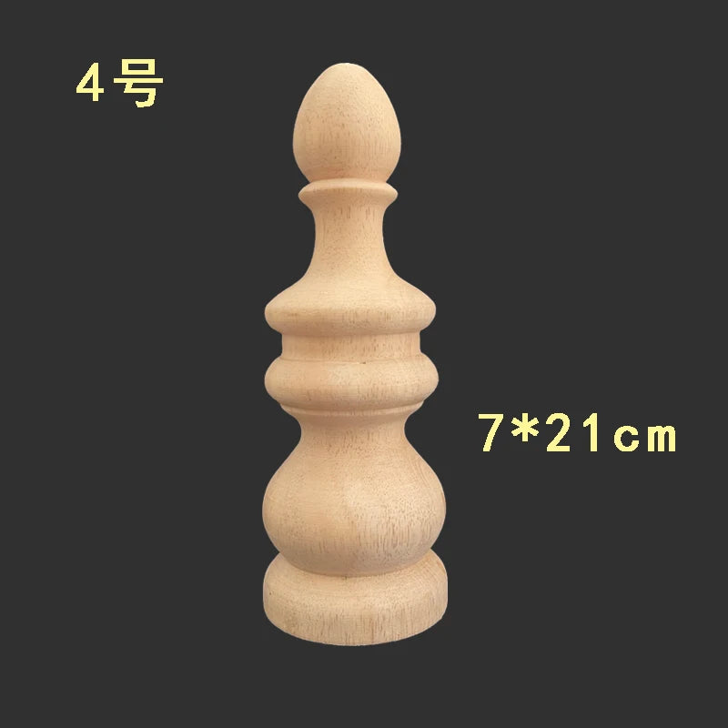 poteaux clôture bois naturel grain classique décoration maison tête lit colonne sculpture bois brut