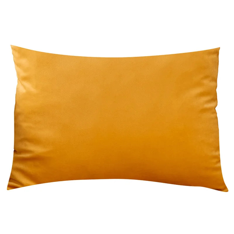 housse coussin velours uni 30x50 cm décoration salon canapé chambre moderne couleur violette