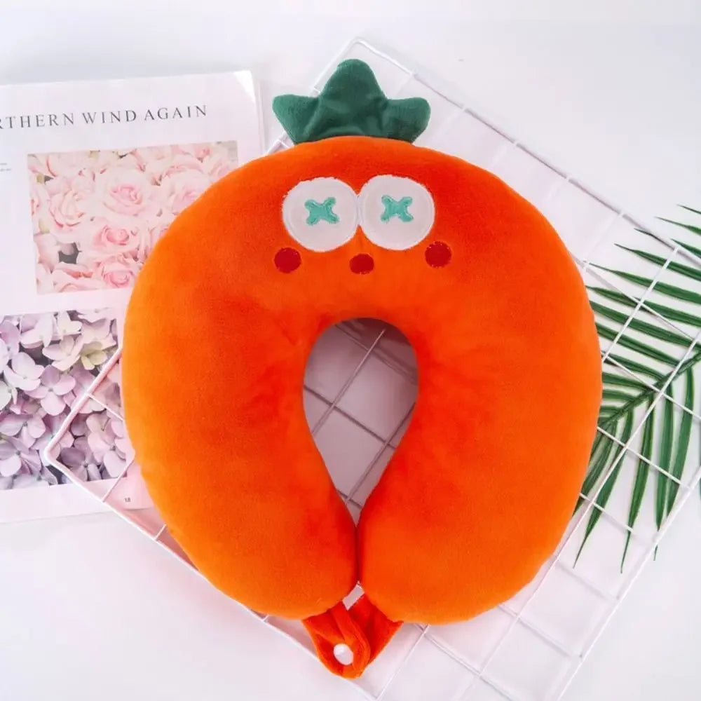coussin voyage forme dessin animé ours lapin dinosaure orange bleu gris rose vert