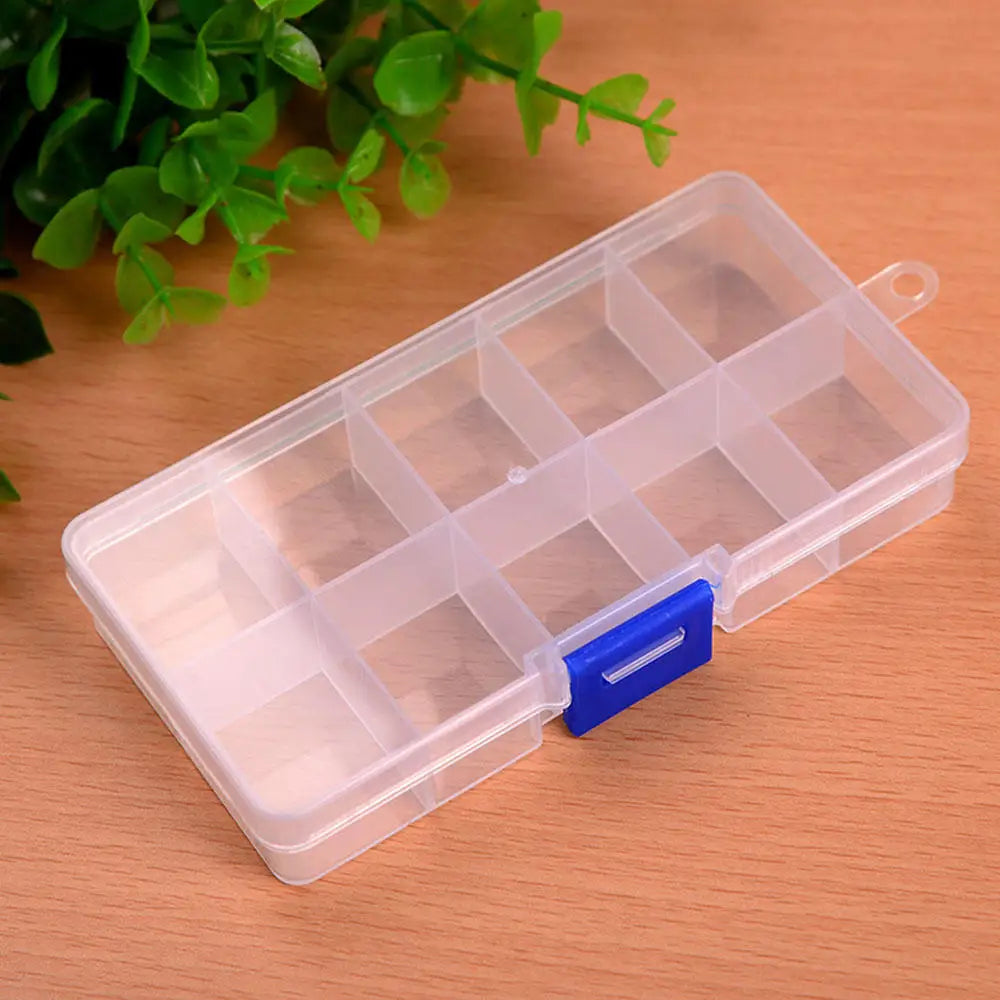 boîte bijoux transparente moderne 34.5x21.3x4.7cm 28 compartiments rangement pratique poignées respectueux environnement
