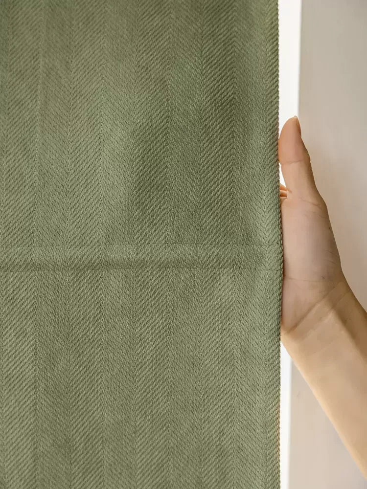 rideau store rouleau vert olive rayures diagonales moderne opacité fenêtre adaptable français polyester inclusHooks