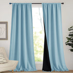 rideaux occultants moderne beige noir rose gris bleu uni opaques chambre