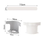 supports drap blancs modernes adhésifs pièces lit durable non glissant