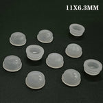 cache led transparent adhésif moderne 11x6.3mm légèrement opaque rond lisse bande led