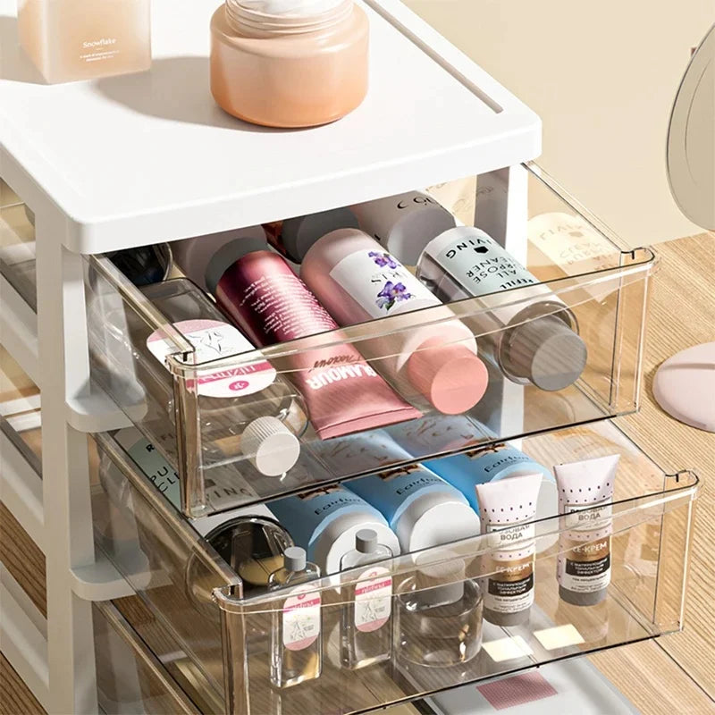 rangements transparents moderne bureaux organisateur eco friendly divers objets stockage multifonctionnels