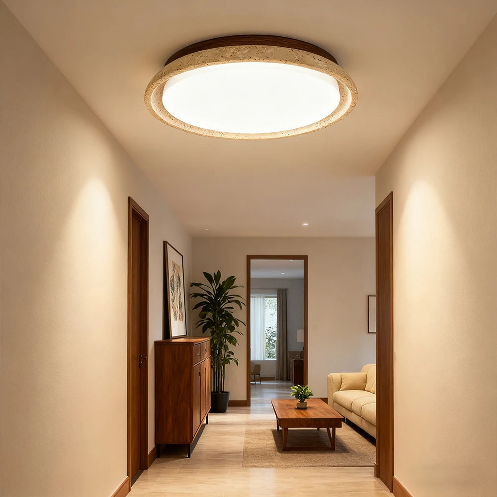 lampe led marbre blanc moderne minimaliste 30cm 43cm 55cm