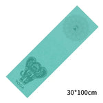 serviette yoga rose bleu mandala motifs floraux moderne 100cm matériaux fibre superfine
