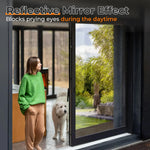 film confidentialité fenêtre effet miroir autocollant transparent protection uv isolation thermique décoratif moderne