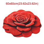 tapis fleur rose relief moderne polypropylène maison chambre rouges bleus verts violets noirs blancs