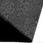 tapis texturé gris blanc moderne antidérapant polyester durable usage multipleintérieur extérieur