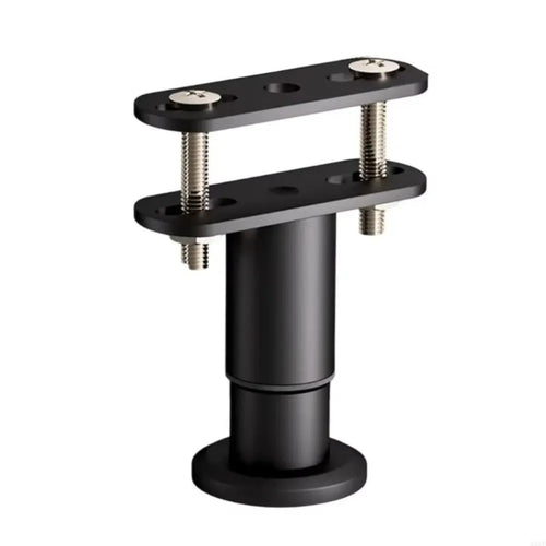 supports pieds réglables meubles noirs vis écrous surface lisse minimaliste industriels hauteurs variées réglage