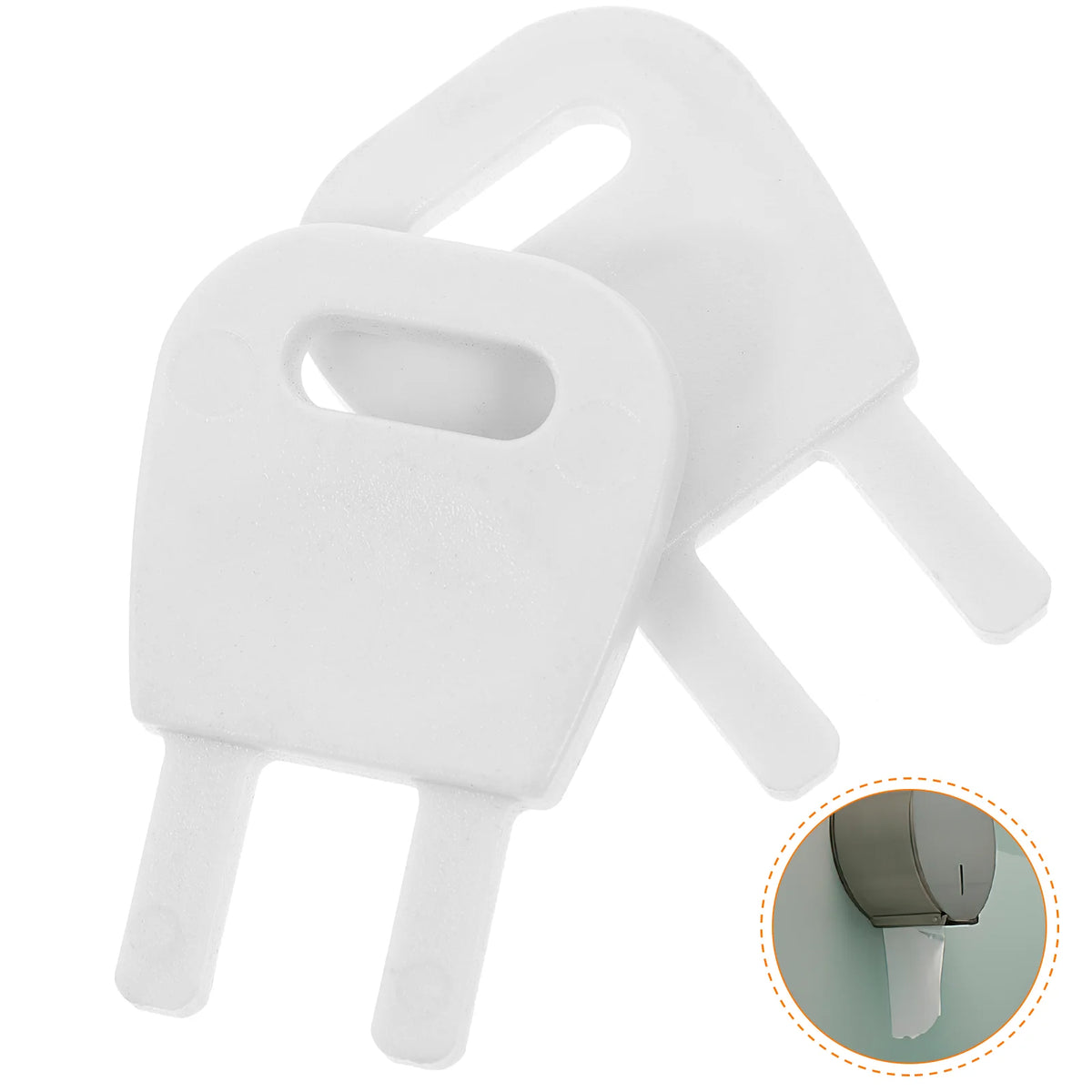 clé distributeur serviettes plastique blanc moderne remplacement clé commerciale lisse minimaliste