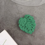 moule silicone feuille monstera savon bougie palmier tropical décoration bain artisanal botanique fini