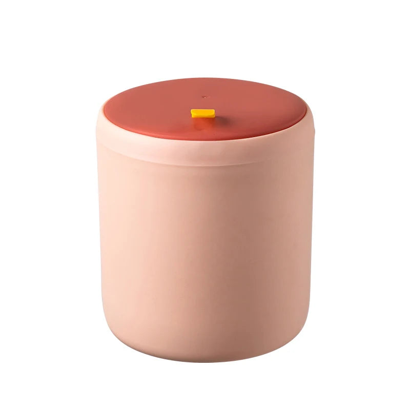 poubelle couleur bleue rose gris moderne minimaliste ordures stockage plastique