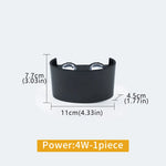 lampes murales led modernes noires 2w 4w blanc chaud froid éclairage intérieur extérieur ip65