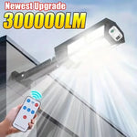 lampe solaire moderne noire ip65 led murale commande distance