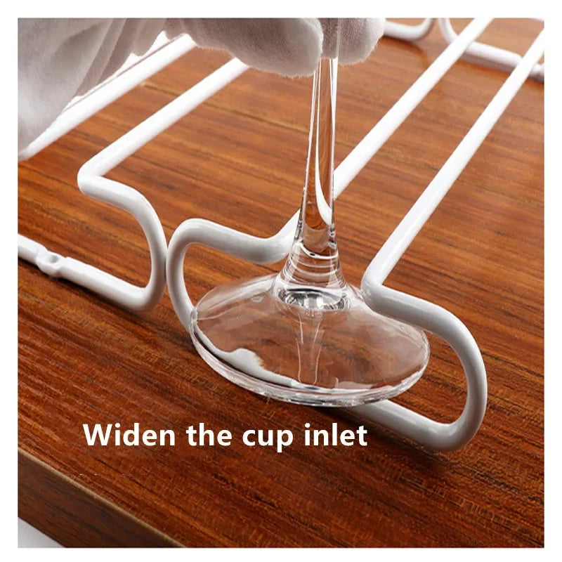 support verres blanc noir moderne grille tailles suspension autonome inoxydable chambre cuisine
