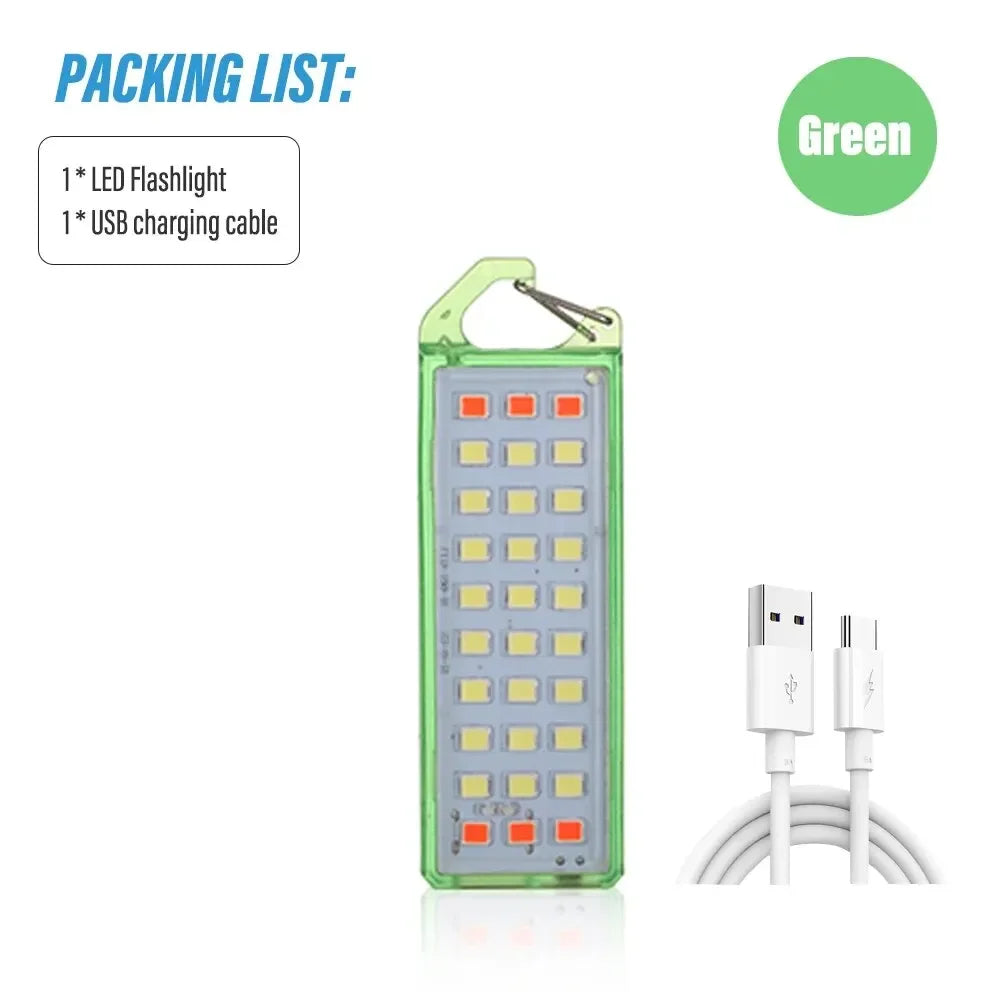 lampe poche rechargeable led portable clip noir cordon usb camping travail moderne