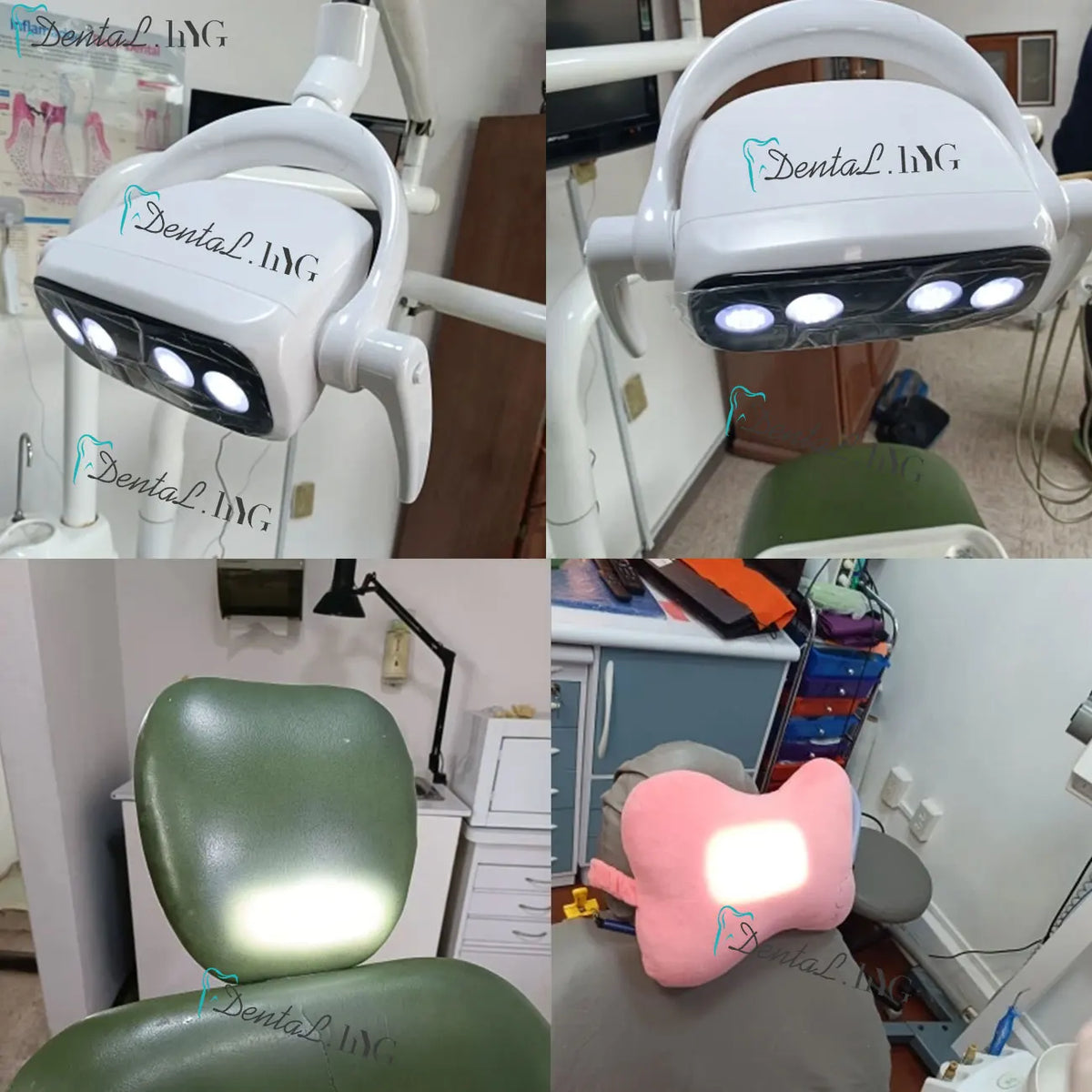 lampe dentaire led led blanc moderne vis fixation accessoires inclusion plastique