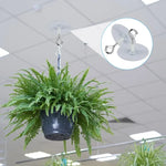 crochets transparents adhésifs modernes suspendre pots fleurs utilisation multiple PVC