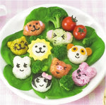 moules onigiri animaux chat lapin ours voiture 7cm 75cm transparents modernes enfants