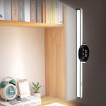 lampe led horloge table magnétique rechargeable 55cm veilleuse étagère moderne