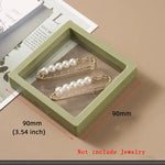 présentoir bijoux blanc doré métal classique bracelets boucles oreilles opaques adhésif
