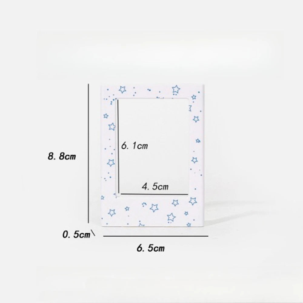 cadres photo aimants couleurs modernes étoiles coeurs triangles transparents photo frame porte portrait minimalist