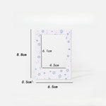 cadres photo aimants couleurs modernes étoiles coeurs triangles transparents photo frame porte portrait minimalist