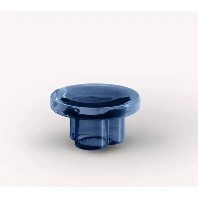 table d'appoint ronde moderne bois pierre couleur verte bleue transparente