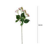 bouquet fleurs artificielles roses soies feuilles verte intérieur mariage anniversaire décoration champêtre minimaliste
