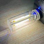lampe led usb transparente moderne adhésive lumière chaude blanche multicolore