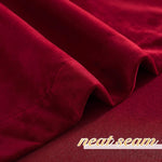 rideau rouge bordeaux solide moderne opacité fenêtre française salon polyester tat