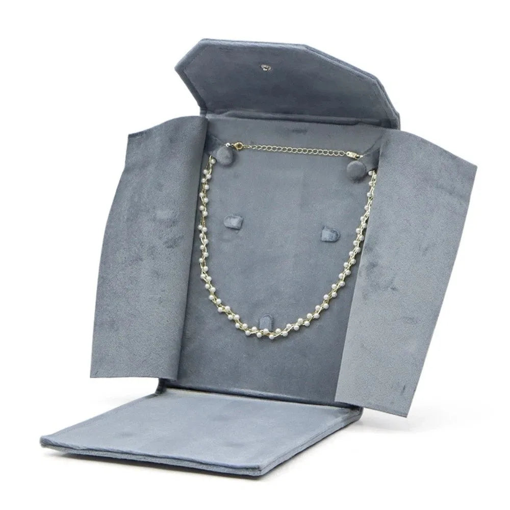 sac rangement bijoux velours turquoise vert rose gris bleu classique portable multifonction