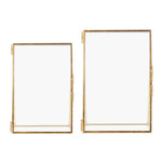 Cadre photo moderne or blanc verre transparent citation fleurs vase ambré objet tressé 4x6inch