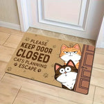 tapis porte dessin animé chats motifs anti dérapant facile entretien moderneintérieurextérieur