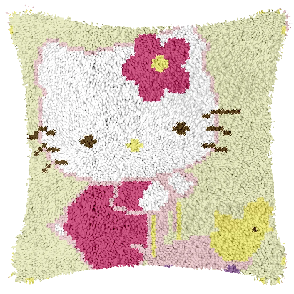 coussin carré beige uni maille tissu décoration maison classique salon chambre