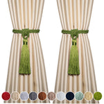 corde rideaux pompon moderne élégant blanc doré argenté polyester facile utiliser decoration chambre